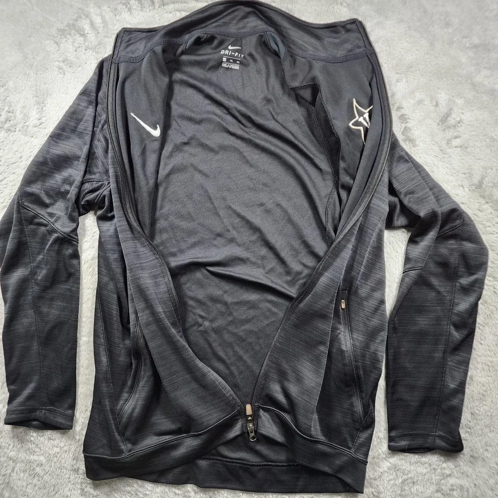 Vanderbilt Commodores Jacket Mens XL Black NCAA Nike Dri-FIT Full Zip Athletic